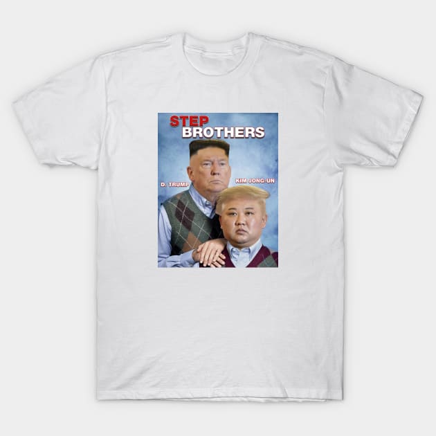 Step Brothers Parody Trump Kim Jong-Un Meme T-Shirt by Bombastik